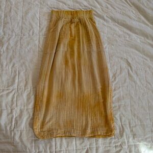OOAK Free People Turmeric Maxi Skirt